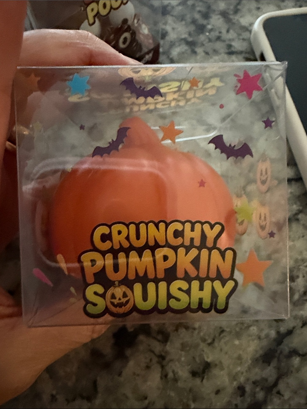 Crunchy Pumpkin Squishy - Orange Pumpkin Stress Toy